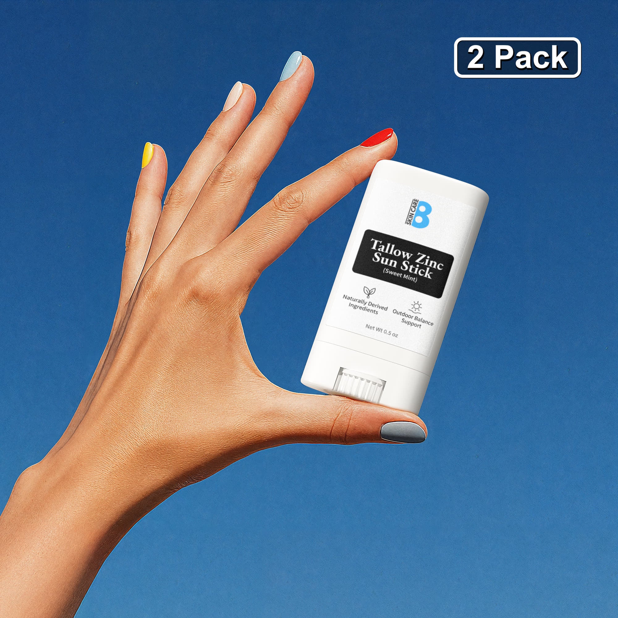 2 Pack Tallow Zinc Sun Stick