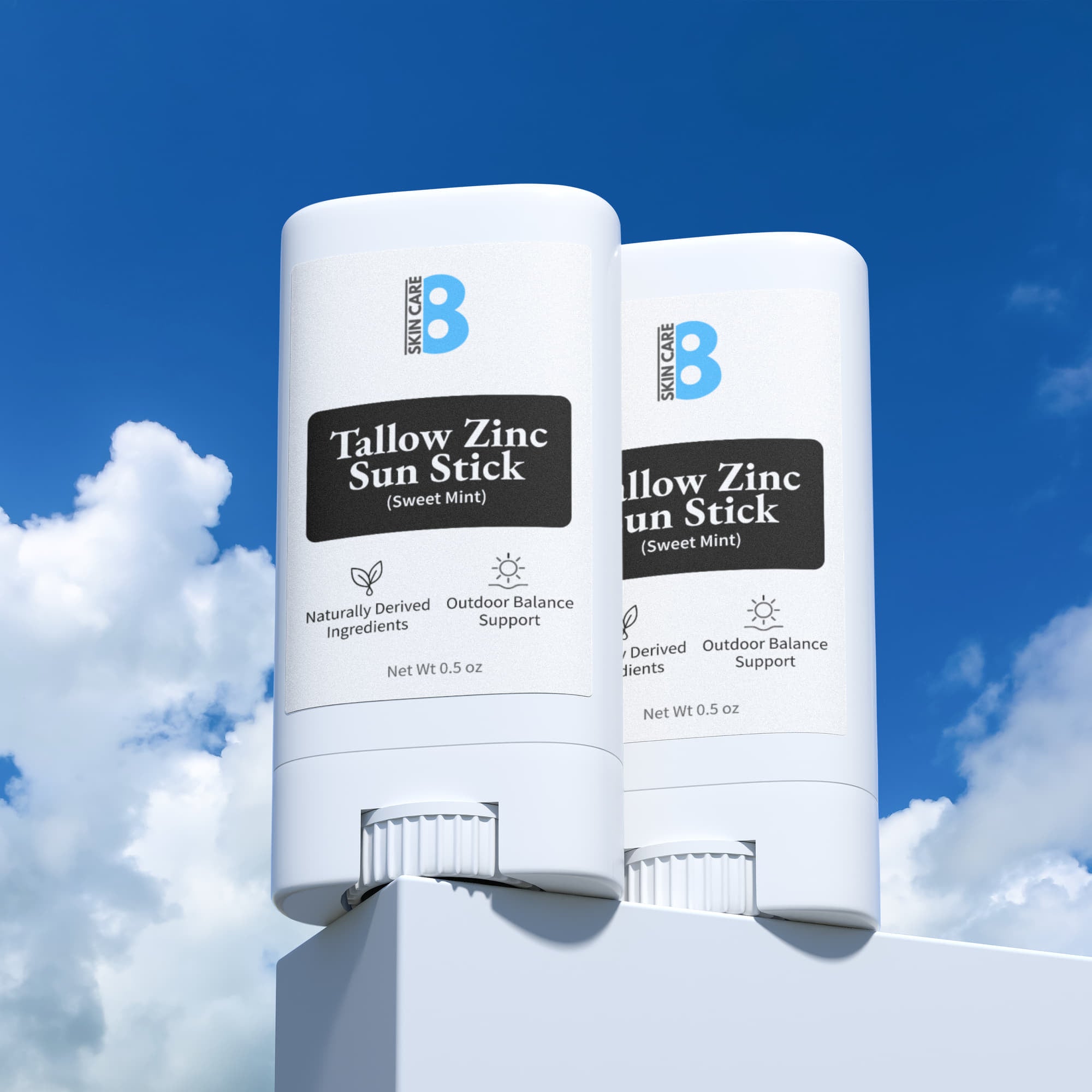 2 Pack Tallow Zinc Sun Stick