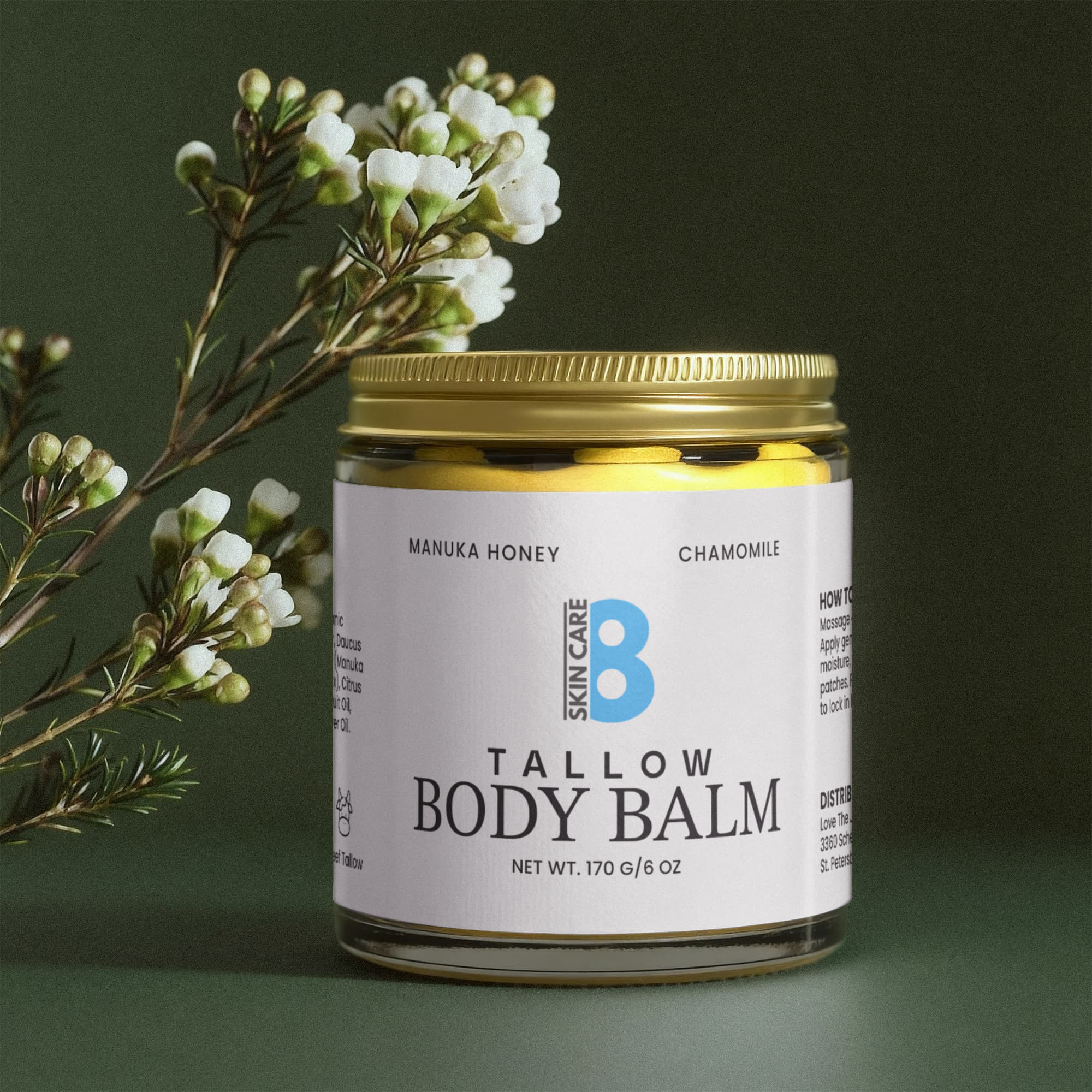 Manuka Honey Chamomile Tallow Body Balm