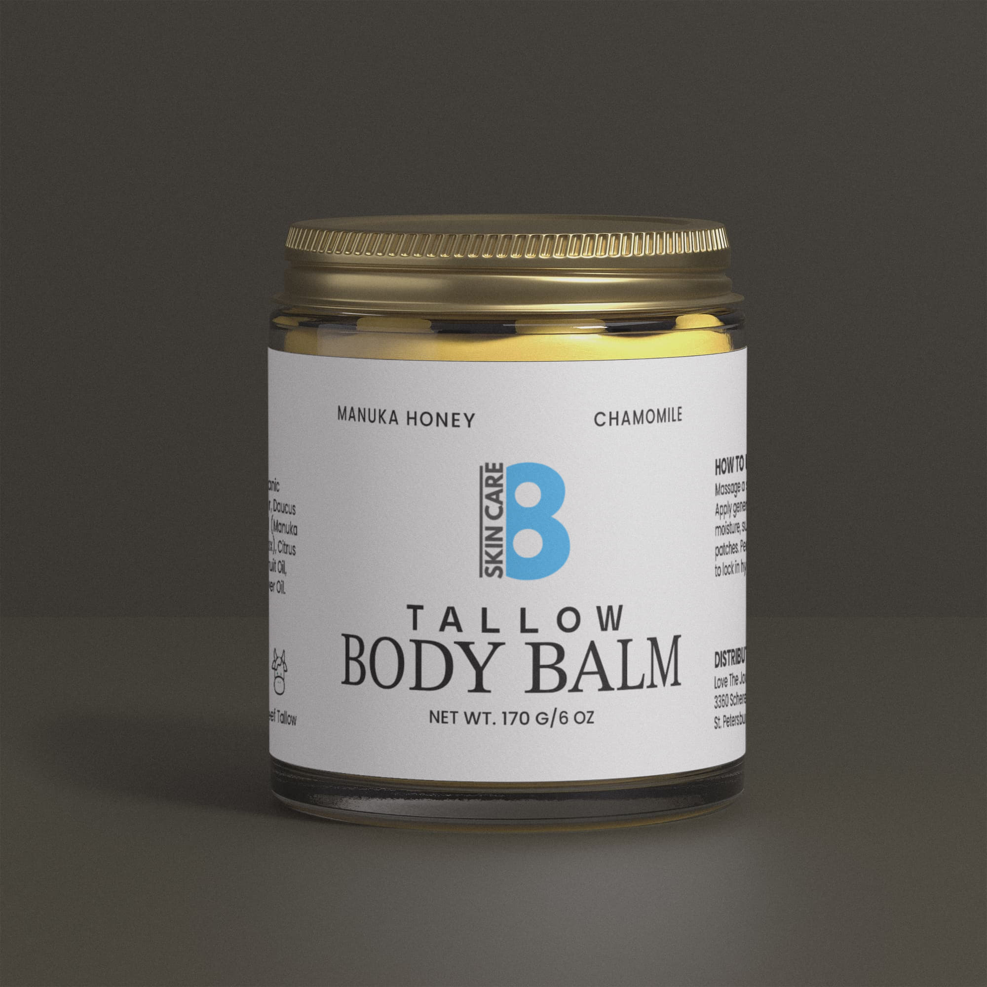 Manuka Honey Chamomile Tallow Body Balm