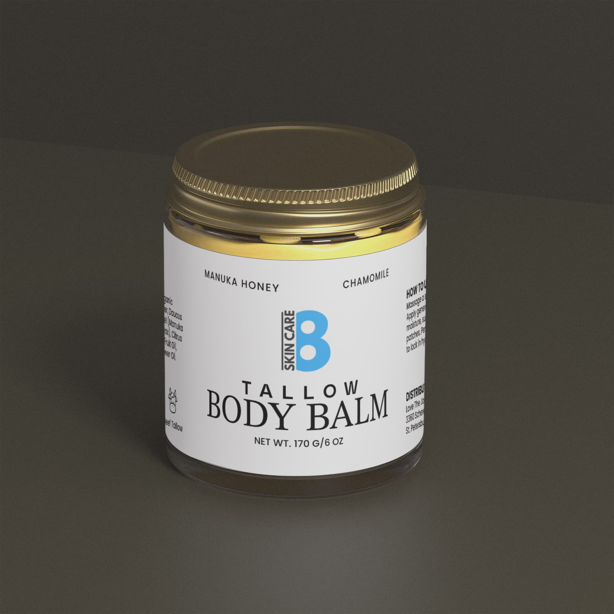 Manuka Honey Chamomile Tallow Body Balm